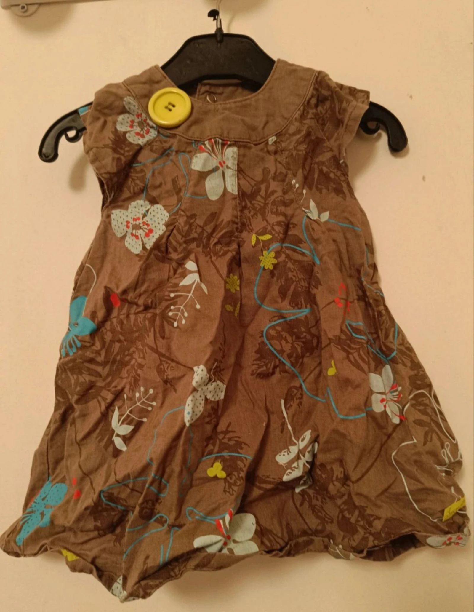 Robe d'été fleurie Sucre d'Orge – 12 mois (74/80 cm) – Très bon état